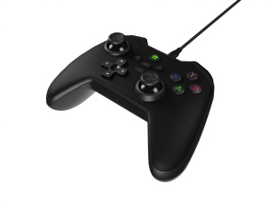 Controller cu fir Genesis Mangan 300, interfata USB, 19 butoane, negru - Img 2