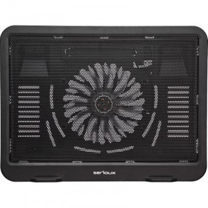 Cooling pad Serioux, SRXNCPN19, Dimensiuni: 330*250*27mm, Compatibilitate maxima laptop: 15.6 inch, Dimensiune ventilator: 125*125 *15mm, Nivel zgomot: 46dB, Flux aer: 20CFM, Tensiune alimentare: DC 5V, Viteza rotatie maxima: 1000 RPM, Greutate neta: - Img 2
