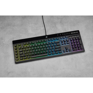 CORSAIR K55 RGB PRO, negru 12-Key Selective with Anti-Ghosting Supported in iCUE Wired Connectivity USB 2.0 Type-A Key Switches RUBBER DOME - Img 11