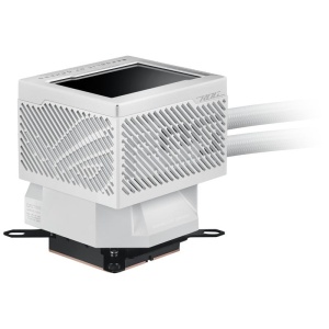 CPU COOLER ASUS ROG RYUJIN III 240 ARGB WHITE Water Block Water block dimention: 89 x 91 x 101 mm Block Material (CPU Plate): Copper Embedded FAN: YES - Speed: 5100 RPM +/- 10% - Air Pressure: 5.53 mmH2O - Air Flow: 21.08 CFM Pump Pump Solution: 8th gen - Img 9