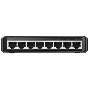 CUDY 8-Port Gigabit Desktop Switch, 8 10/100/1000M RJ45 Ports, IGMP Snooping, Loop Detection/Prevention, 802.1p/DSCP QoS, Desktop Plastic Case, Power Saving, Plug & Play, Wall-Mount - Img 3