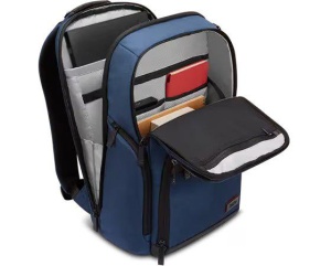 Lenovo ThinkPad Executive 16" Backpack, 22L capacity, 36.2 x 25.3 x 2.2 cm, 1.8kg, Outside Fabric Material: polyester 88%, leather 12%, Navy - Img 5