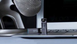 Memorie USB Flash Drive Adata UR340, 64GB, USB 3.2, black metalic - Img 8