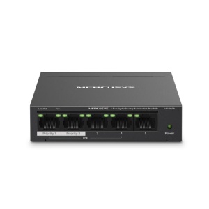 MERCUSYS DESKTOP SWITCH 5PORT MS105GP POE, Interfata: 5 x 5× 10/100/1000 Mbps RJ45 ports, 4 x POE, PoE Power Budget: 65 W, Standarde si protocoale: IEEE 802.3x Flow Control, dimensiuni: 99.8*98*25mm, - Img 4