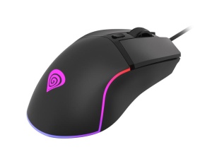 Mouse gaming cu fir Gensesis Krypton 220, senzor optic, interfata USB, rezolutie maxima 6400 DPI, numar butoane 6, iluminare RGB, maximum frame rate 6 666 FPS, negru - Img 6