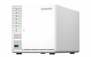 NAS QNAP 262 3-Bay, CPU Intel® Celeron® N5105/N5095 4-core/4-thread Processor, RAM 8 GB (onboard, not expandable), HDD 3.5" SATA 6Gb/s (support 2.5" via optional TRAY-25-NK-BLK03) (neincluse), LAN: 1 x 2.5GbE, USB3.2 Gen2: 2 USB3.2 Gen1: 1, Tower, - Img 1