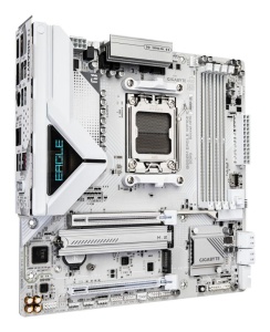 Placa de Baza GIGABYTE B850M EAGLE WIFI6E ICE AM5, 4x DDR5, 1x HDMI 2x DP, 1x PCIE 5.0 x16 1x PCIE 3.0 x16, 2x M.2, 4x SATA 6GB/s, mATX - Img 4