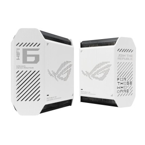 Router Wireless Asus GT6(W-2-PK)White, tri-band, WI-FI 6, Standard retea: WiFi 6 (802.11ax), IPv4, IPv6, Backwards compatible with 802.11a/b/g/n/ac Wi-Fi, segment AX10000, , 2.4GHz 574Mbps, 5G-1Hz 4804Mbps, 5G-2 4804Mbps, 9 antene interne, Procesor - Img 11