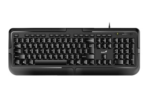 Tastatura Genius KB-118 cu fir,104 taste, negru - Img 1