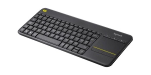 Tastatura wireless Logitech Touch K400 Plus, interfata USB, cu touchpad, dimensiuni 354.3 x 139.9 x 23.5 mm, negru - Img 2