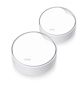 TP-Link AX3000 whole home mesh Wi-Fi 6 System, Deco X50-POE(2-pack); Dual- Band, Standarde Wireless: IEEE 802.11ax/ac/n/a 5 GHz, IEEE 802.11ax/n/b/g 2.4 GHz ,viteza wireless: 5 GHz: 2402 Mbps, 2.4 GHz: 574 Mbps, 2 x antene interne, 2×2 MU-MIMO, Mod - Img 1