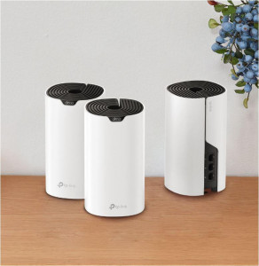 TP-Link Sistem Mesh Wi-Fi pentru întreaga casă AC1900, DECO S7(3- PACK);WI-FI 5, Standarde wireless: IEEE 802.11ac/n/a 5 GHz, IEEE 802.11n/b/g 2.4 GHz, viteza wireless: 5 GHz: 1300 Mbps, 2.4 GHz: 600 Mbps, 3 x antene interne, MU-MIMO, Mod Router, Mod - Img 1