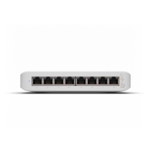 Ubiquiti UniFi 8 port switch, USW-LITE-8-POE, 8 x 10/100/1000 Mbe RJ 45 ports, 4 x POE, 8 Gbps, buget POE: 52W, SMB layer 2 PoE GbE switch, dimensiuni: 99.6 x 163.7 x 31.7 mm. - Img 8