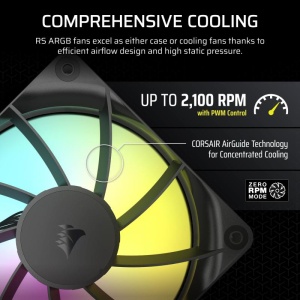 Ventilator Carcasa CORSAIR RS120 1x120mm ARGB NEGRU - Img 10