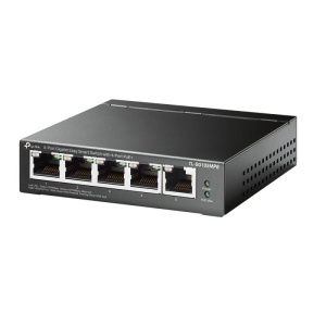 "5-Port Gigabit Easy Smart Switch with 4-Port PoE+ PORT: 4× Gigabit PoE+ Ports, 1× Gigabit Non-PoE Ports SPEC: 802.3af/at, 120 W PoE Power, Desktop Steel Case FEATURE: PoE Auto Recovery, MTU/Port/Tag-based VLAN, QoS, IGMP Snooping, Web/Utility - Img 5