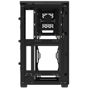 Carcasa Corsair 2000D Airflow RGB Mini-ITX, panou tempered glass, 3x 2.5" drive bays, dimensiune 458x271x200, negru - Img 12