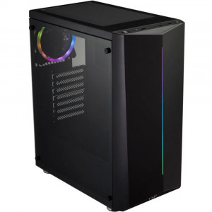 Carcasa FSP CMT151 TG ARGB Mid-Tower NEGRU - Img 1