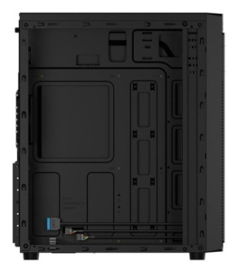 Carcasa NATEC ARACANTA Mid Tower NEGRU, Sloturi Expansiune 6, Drive Bays: 1x3.5" 3x2.5" 1x5.25", Ventilatoare Suportate: 4 (spate: 1x80mm sau 1x90mm sau 1x120mm, lateral: 1x120mm, fata: 2x120mm), Ventilatoare Incluse: 1 (spate: 1x80mm), Format Placa De - Img 3