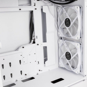 Carcasa PC Lian Li LANCOOL 205 Mesh C Mid-Tower White, Tempered Glass, 1x120mm 2x140mm preinstalled fans, PCI Slots 7, ATX - Img 6