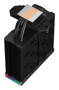 Cooler Procesor DEEPCOOL AK400 DIGITAL PRO NEGRU, marime heatsink 120x60x152mm, un ventilator, viteza ventilator 500-1750 RPM +/- 10%, Airflow: 60.89 CFM, Suport AMD: AM4/AM5, suport INTEL: LGA 1851/1700/1200/1151/1150/1155, nivel de zgomot: 28 dBA - Img 8