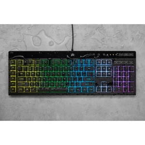 CORSAIR K55 RGB PRO, negru 12-Key Selective with Anti-Ghosting Supported in iCUE Wired Connectivity USB 2.0 Type-A Key Switches RUBBER DOME - Img 12