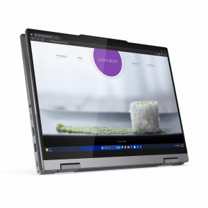 Laptop Lenovo ThinkBook 14 2-in-1 G4 IML;14" WUXGA (1920x1200) IPS 300nits Glossy / Anti-fingerprint, 100% sRGB, Corning® Gorilla® Glass, Touch;Intel® Core™ Ultra 7 155U, 12C (2P + 8E + 2LPE) / 14T, Max Turbo up to 4.8GHz, 12MB;Video Integrated Intel® - Img 4