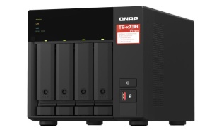 NAS QNAP 473A 4-Bay, CPU AMD Ryzen V1000 series V1500B 4C/8T 2.2 GHz, RAM 8GB (1x 8GB) DDR4 (2 x SODIMM slots, max. 64GB total, optional ECC RAM support), 2.5/3.5 SAS 12Gbps, SAS/SATA 6Gbps HDD (neincluse), LAN: 2 x 2.5GbE, optional 10GbE expansion via a - Img 9
