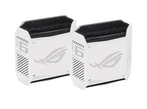 Router Wireless Asus GT6(W-2-PK)White, tri-band, WI-FI 6, Standard retea: WiFi 6 (802.11ax), IPv4, IPv6, Backwards compatible with 802.11a/b/g/n/ac Wi-Fi, segment AX10000, , 2.4GHz 574Mbps, 5G-1Hz 4804Mbps, 5G-2 4804Mbps, 9 antene interne, Procesor - Img 2