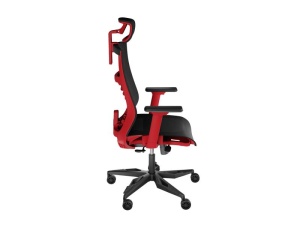 Scaun gaming Genesis Astat 700 G2, material Mesh PureFlow Plus, reglabil pe inaltime, greutate maxima suportata 120 kg, inaltime scaun reglabil 27.5 - 34.5 cm, spatar ajustabil 135°, dimensiuni roti 60mm, echipat cu piston cu gaz clasa 4, negru/rosu - Img 4