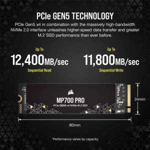 SSD CORSAIR MP700 PRO 1TB M.2 NVME - Img 9