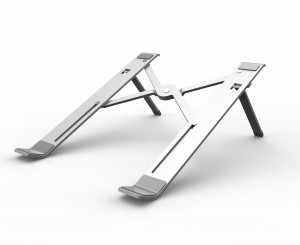 Suport laptop Serioux, SRXNCPU2, material aluminiu, dimensiune deschisă: 190x250x4mm,dimensiune pliată: 60 x 250 x 4mm, grosime: 4mm, greutate: 180g, dimensiune compatibilă: până la 15.6 ", culoare argintiu, 4 unghiuri ajustabile - Img 1