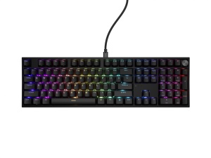 Tastatura gaming mecanica cu fir Genesis Thor 404 , iluminare RGB, switch-uri Peach, 107 taste, 11 butoane multimedia, negru - Img 2
