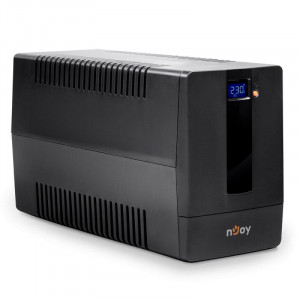 UPS nJoy Horus Plus 1000, 1000VA/600W, Afisaj LCD cu ecran tactil, 4 Prize Schuko cu Protectie, Repornire Automata, RJ11 protectie pentru linia de telefon/modem, Posibilitatea de monitorizare si control prin USB, LAN si internet, port de comunicare USB, - Img 4