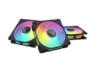 Ventilatoare Carcasa ASUS TUF GAMING TR120 ARGB NEGRU REVERSE 3IN1 - Img 1