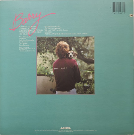 Barry Manilow – албум Barry - Img 2
