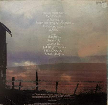 Bread – албум The Best Of Bread Volume Two - Img 2