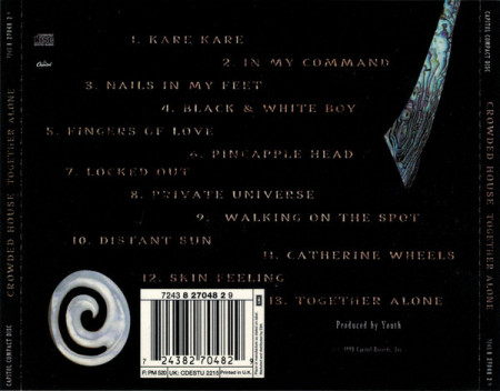Crowded House ‎– албум Together Alone (CD) - Img 2