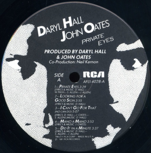 Daryl Hall and John Oates – албум Private Eyes - Img 3