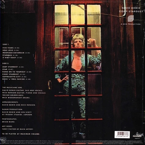 DAVID BOWIE - RISE AND FALL OF ZIGGY STARDUST (1 x LP) - Img 2