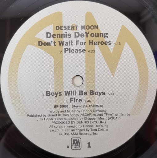 Dennis DeYoung – албум Desert Moon - Img 3