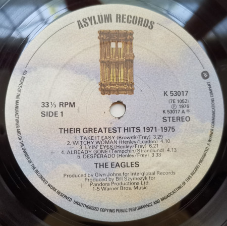 Eagles – албум Their Greatest Hits (1971-1975) - Img 3