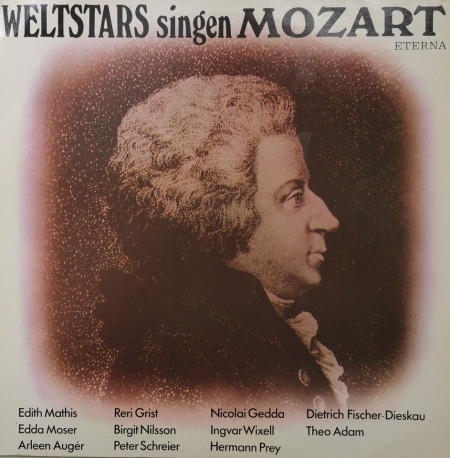 Edith Mathis, Edda Moser, Arleen Augér, Reri Grist, Birgit Nilsson, Peter Schreier, Nicolai Gedda, Ingvar Wixell, Hermann Prey, Dietrich Fischer-Dieskau, Theo Adam – албум Singen Mozart