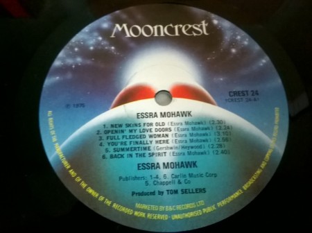Essra Mohawk ‎– албум Essra Mohawk - Img 2