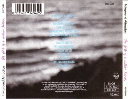 Fairground Attraction – албум The First Of A Million Kisses (CD) - Img 2