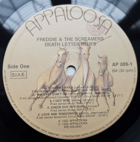 Freddie &amp; The Screamers – албум Death Letter Blues - Img 3