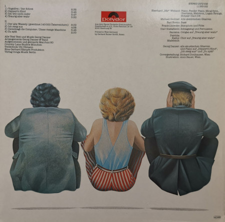 Georg Danzer &amp; Band – албум Traurig Aber Wahr - Img 2