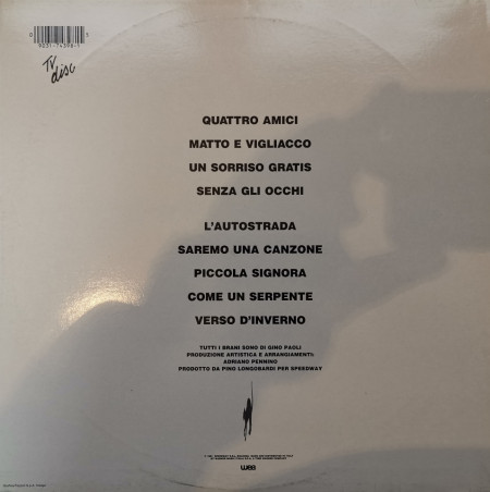 Gino Paoli – албум Matto Come Un Gatto - Img 2