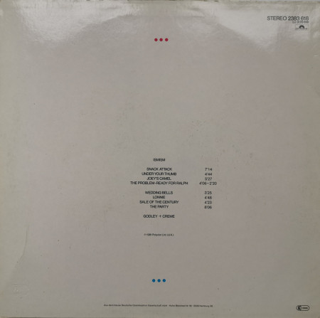 Godley and Creme – албум Ismism - Img 2