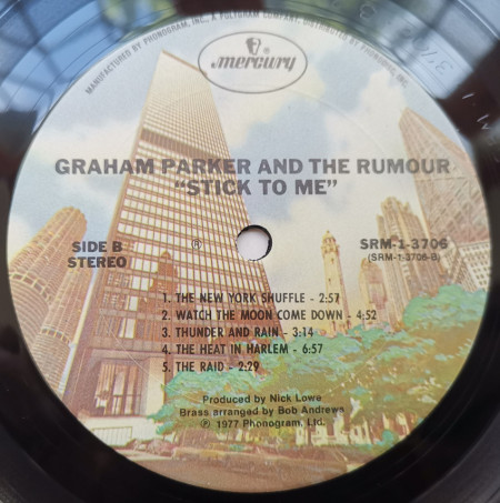 Graham Parker And The Rumour – албум Stick To Me - Img 2