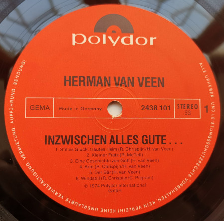 Herman van Veen – албум Inzwischen Alles Gute... - Img 3